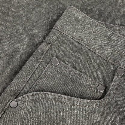 Dime Baggy Denim Pants - Electric Charcoal