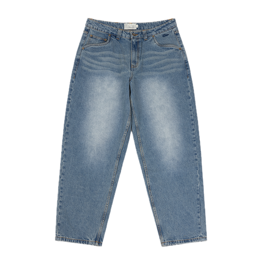 Dime Baggy Denim Pants - Sandblasted Indigo