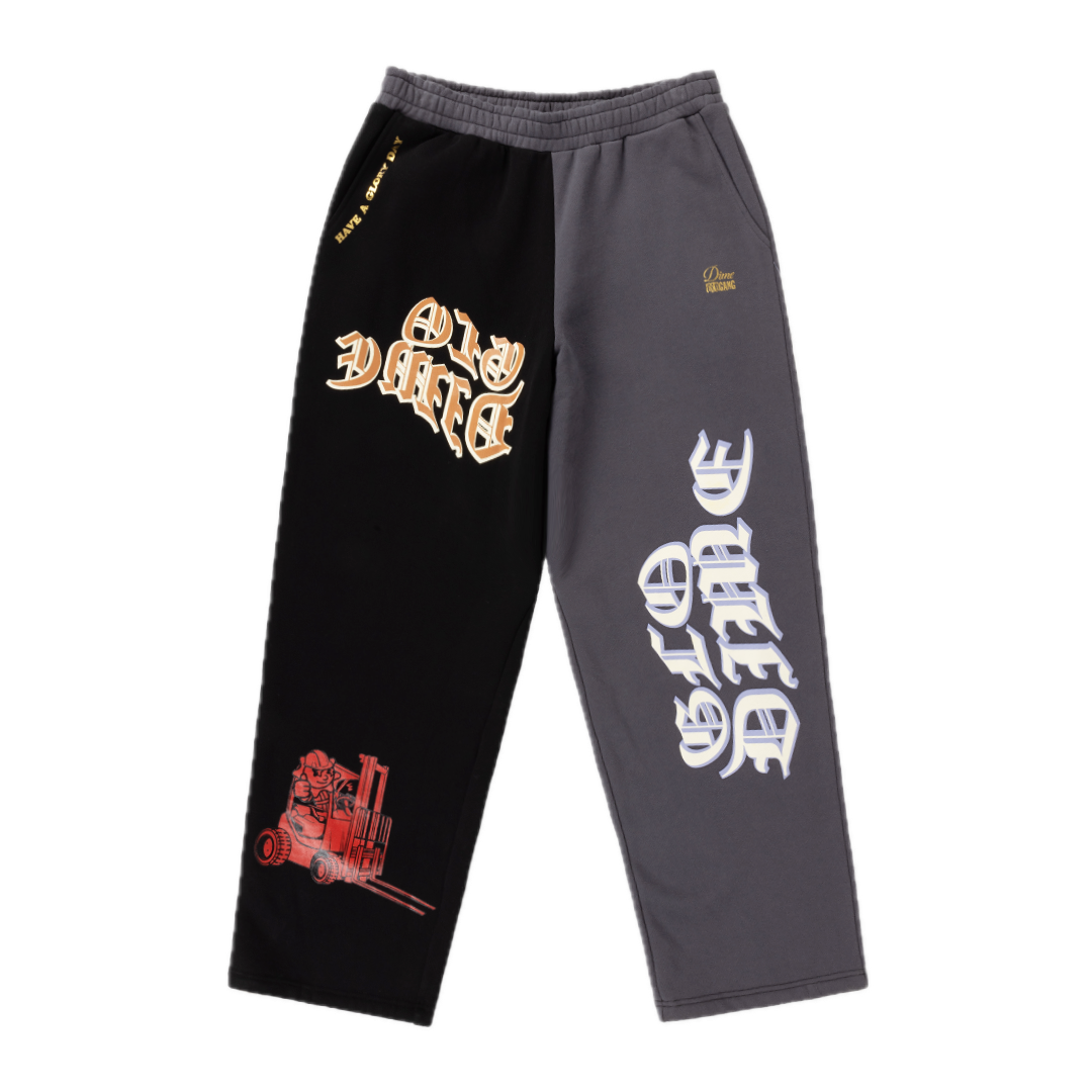 Dime Glo Dime Sweatpants - Black/Charcoal