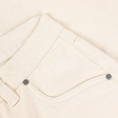 Dime Relaxed Denim Pants - Natural