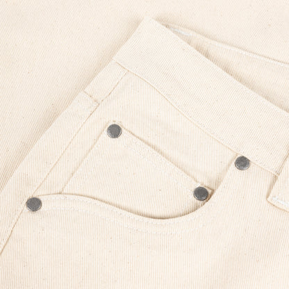 Dime Relaxed Denim Pants - Natural
