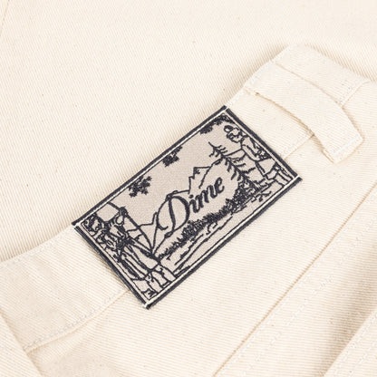 Dime Relaxed Denim Pants - Natural