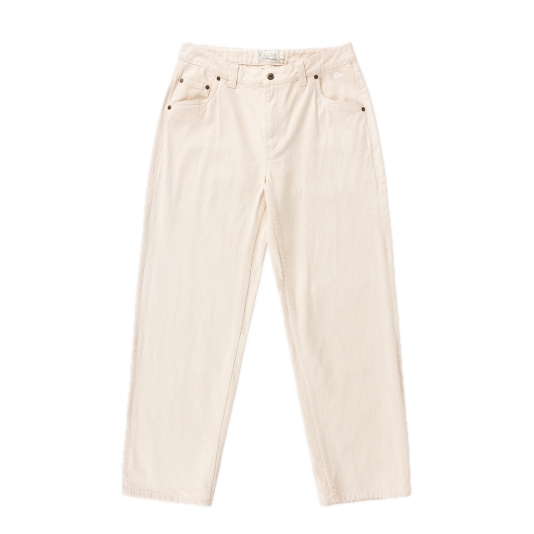 Dime Relaxed Denim Pants - Natural
