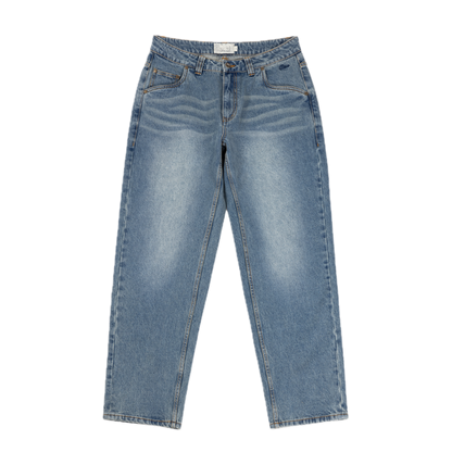 Dime Relaxed Denim Pants - Sandblasted Indigo