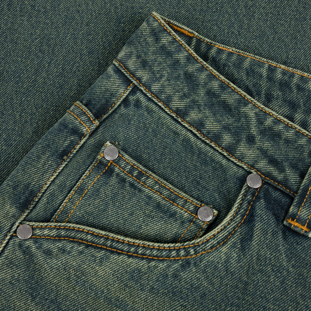 Dime Relaxed Denim Pants - Sandblasted Pine