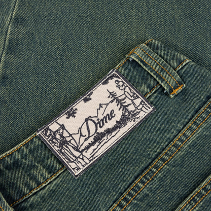 Dime Relaxed Denim Pants - Sandblasted Pine