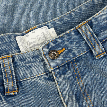 Dime Straight Denim Pants - Sandblasted Indigo