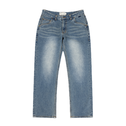 Dime Straight Denim Pants - Sandblasted Indigo