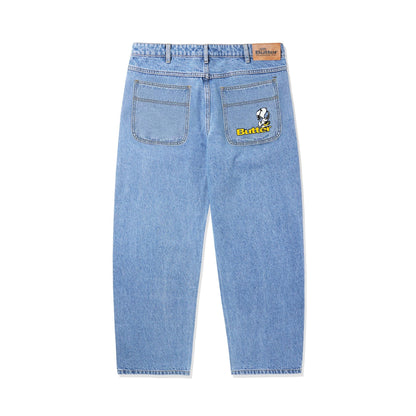 Butter Goods x Peanuts Jazz Denim Jeans - Washed Indigo