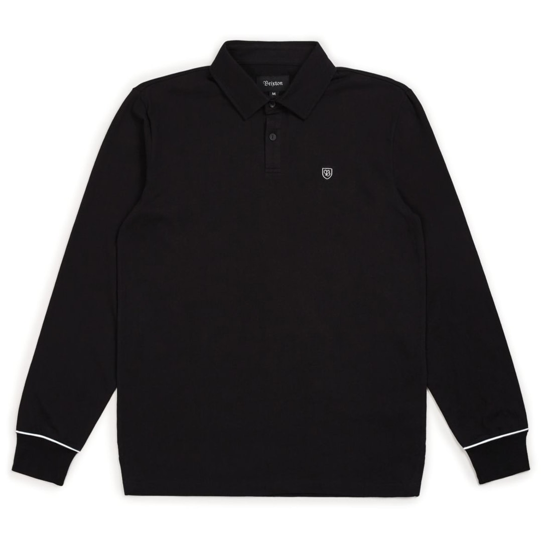 Brixton Carlos Longsleeve Polo - Black