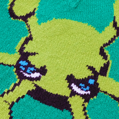 Carpet Company Bacteria Reversible Beanie - Green