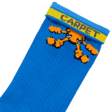 Load image into Gallery viewer, Carpet Company Bacteria Sock - Blue