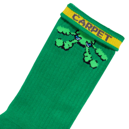 Carpet Company Bacteria Sock - Green