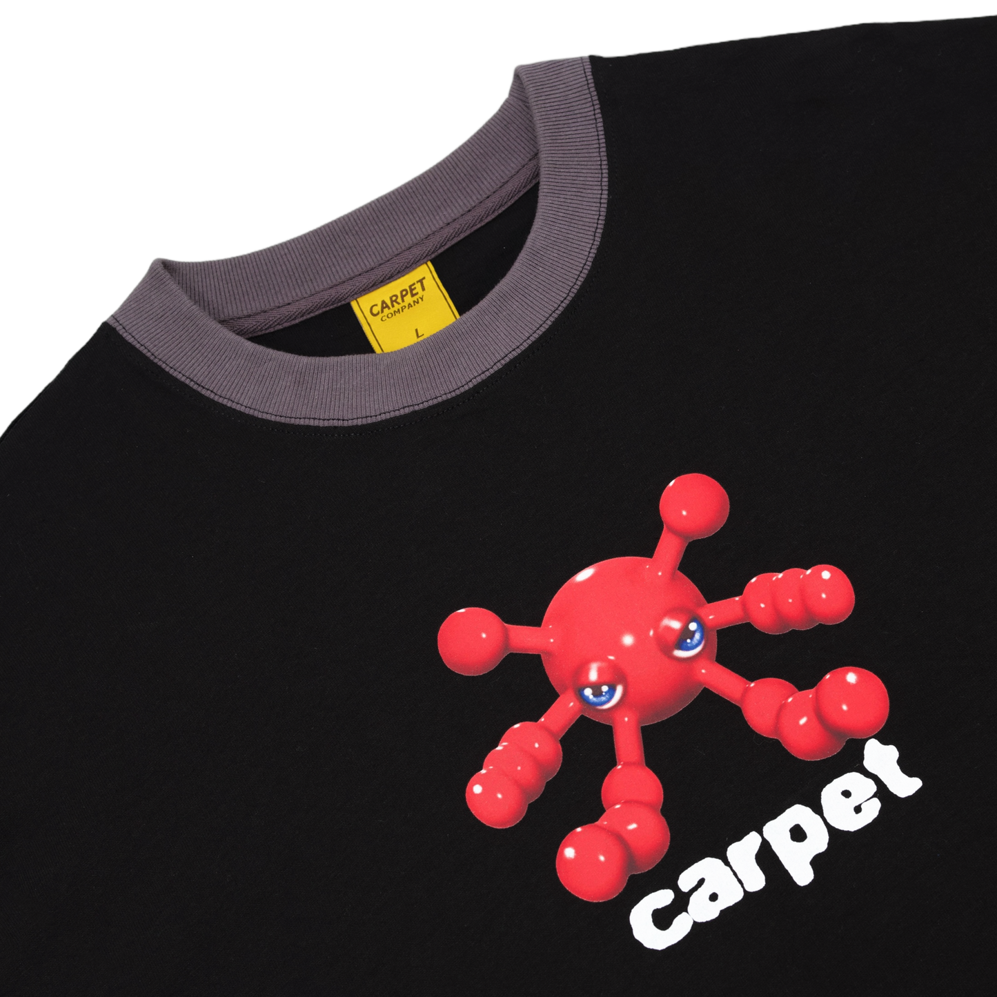 Carpet Company Bacteria Ringer Tee - Black