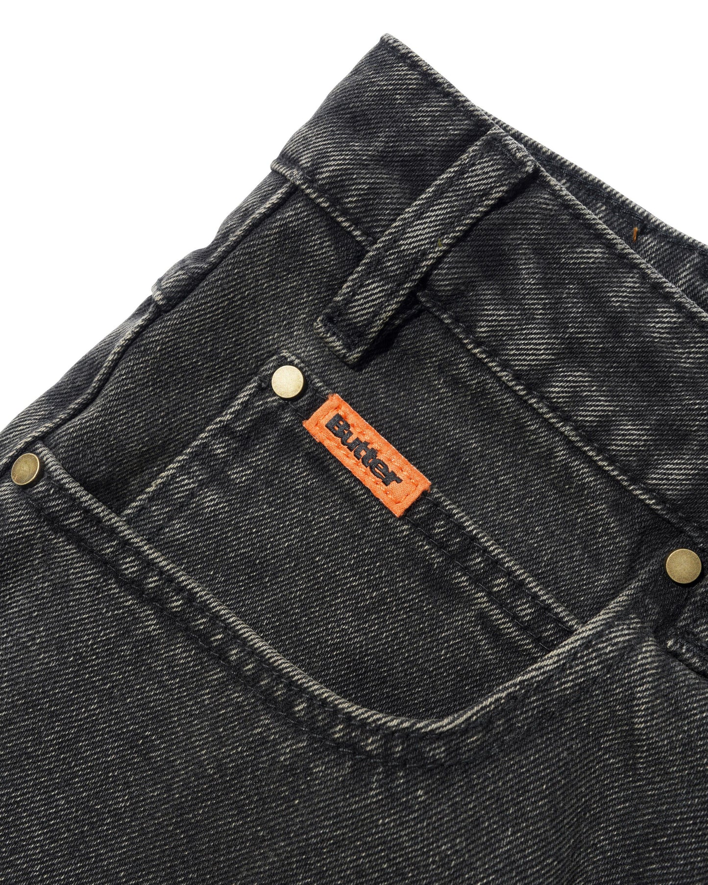 Butter Goods Baggy Denim Jeans - Faded Black
