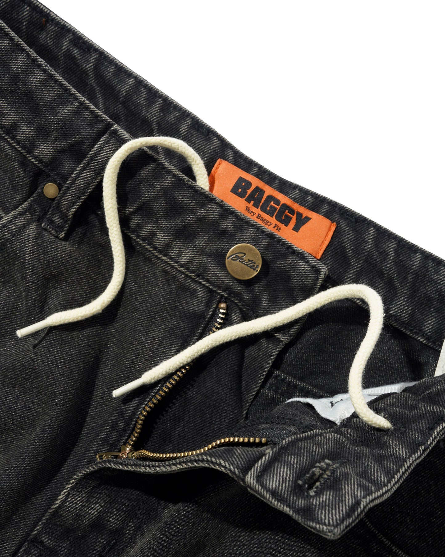 Butter Goods Baggy Denim Jeans - Faded Black