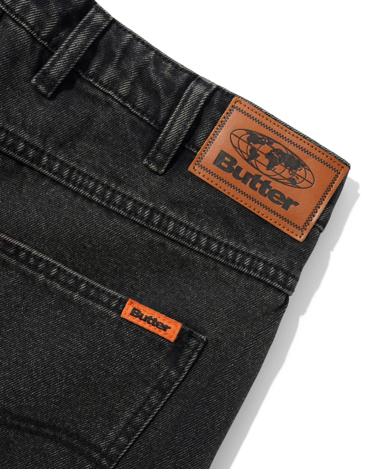 Butter Goods Baggy Denim Jeans - Faded Black
