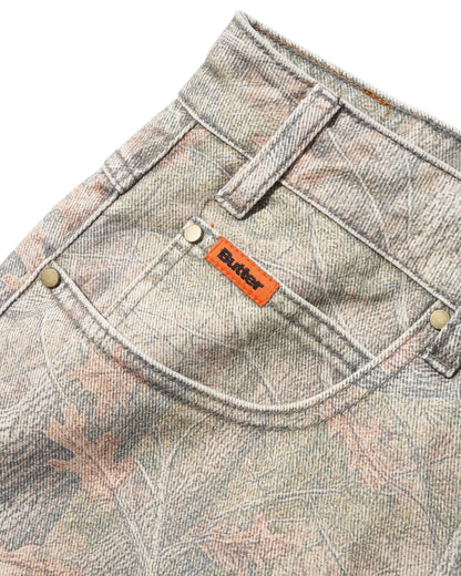 Butter Goods Baggy Denim Jeans - Forest Camo