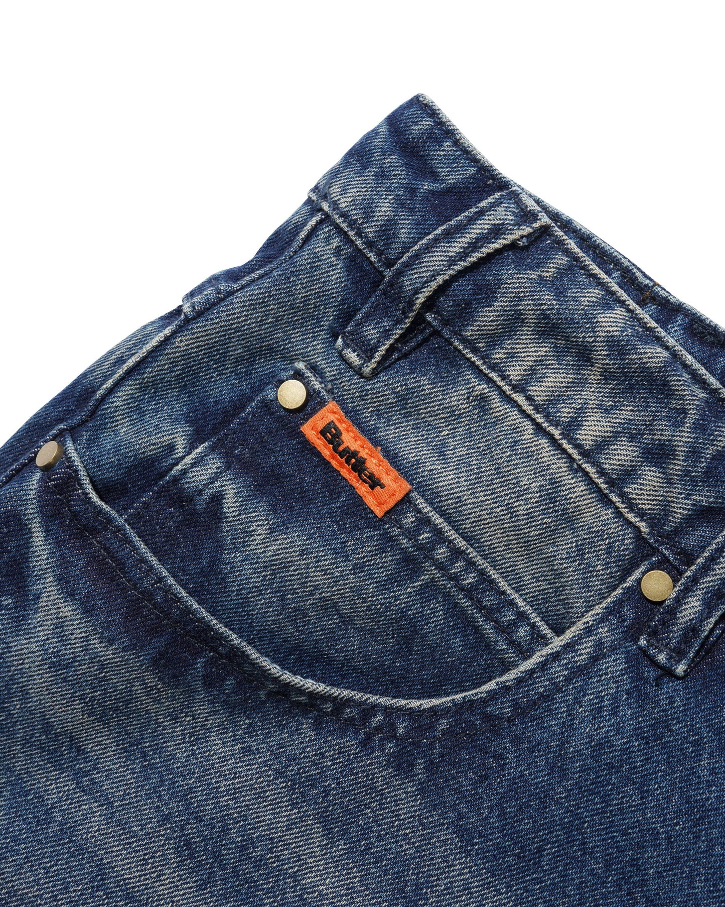 Butter Goods Baggy Denim Jeans - Vintage Indigo Wash
