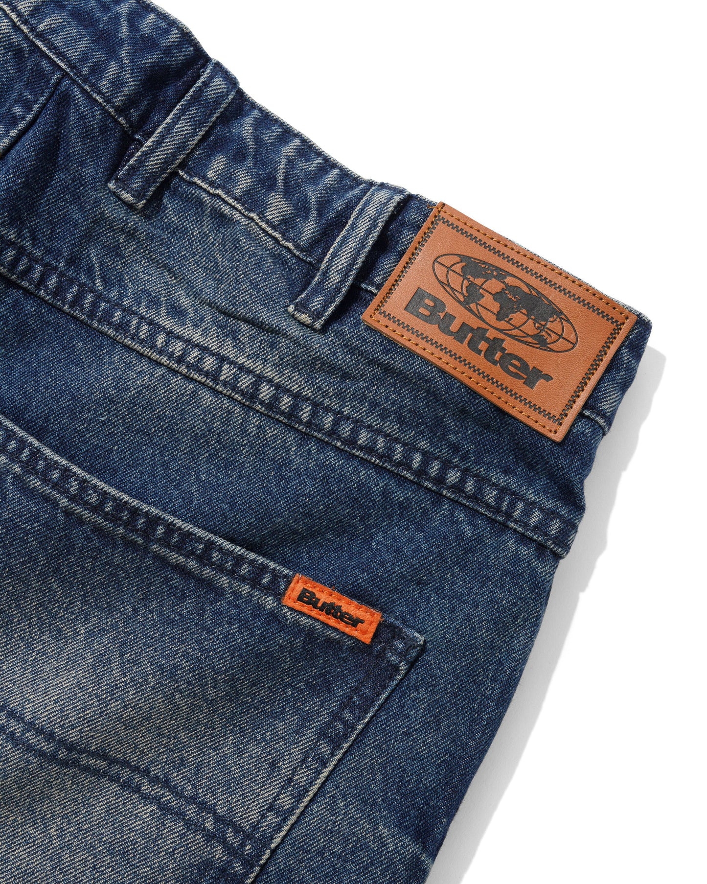 Butter Goods Baggy Denim Jeans - Vintage Indigo Wash