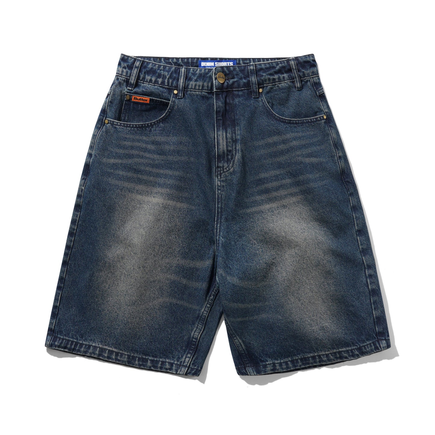 Butter Goods Baggy Denim Shorts - Vintage Indigo Wash
