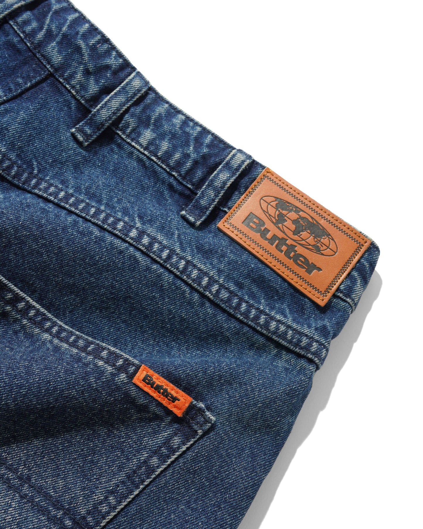 Butter Goods Baggy Denim Shorts - Vintage Indigo Wash