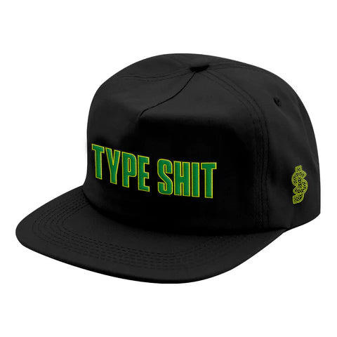 Shake Junt Type Shit Snapback - Black