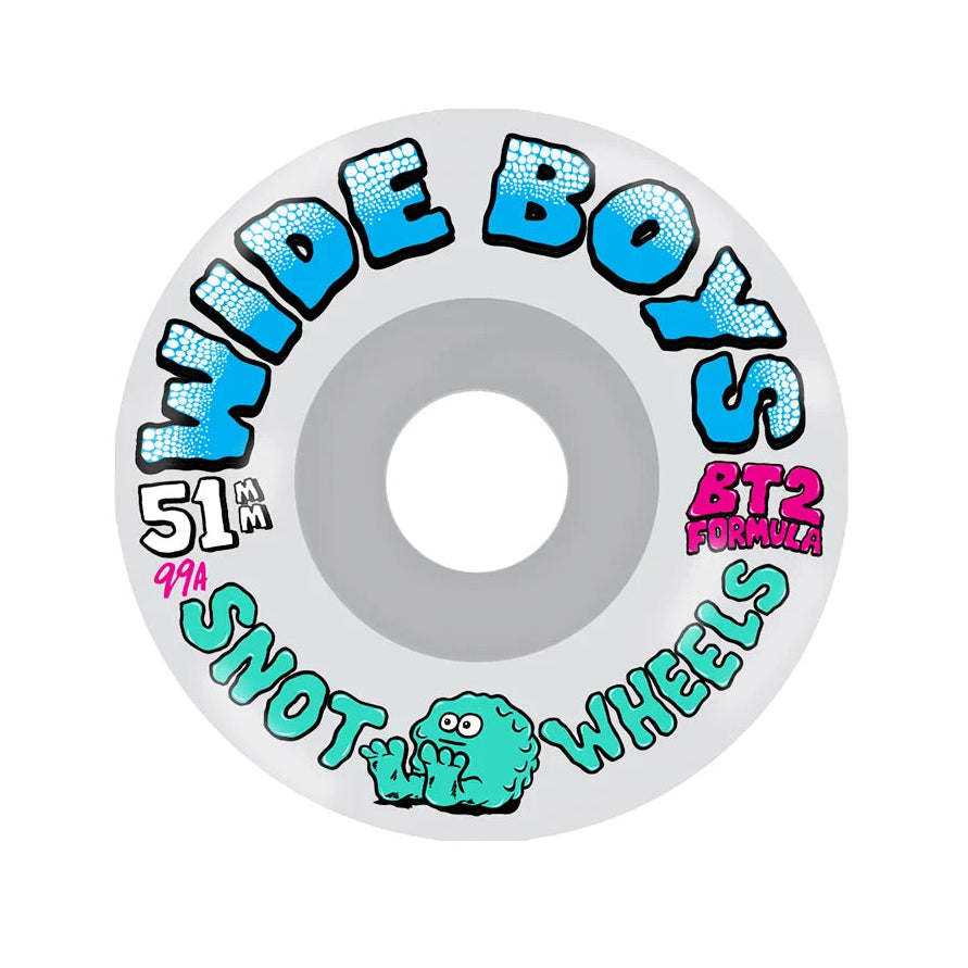 Snot Wide Boys Crystal Clear Wheels - 99A 51mm