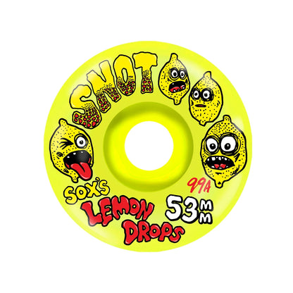 Snot Sox Lemon Drops Conical Wheels - 99a 53mm