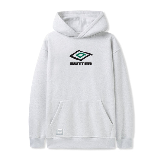 Butter Goods X Umbro Ball Hoodie - Ash