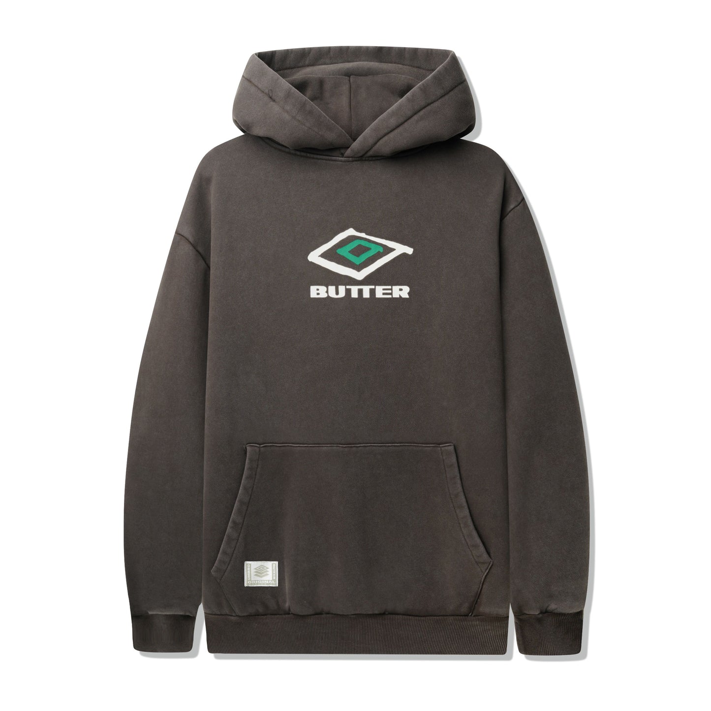 Butter Goods X Umbro Ball Hoodie - Washed Black