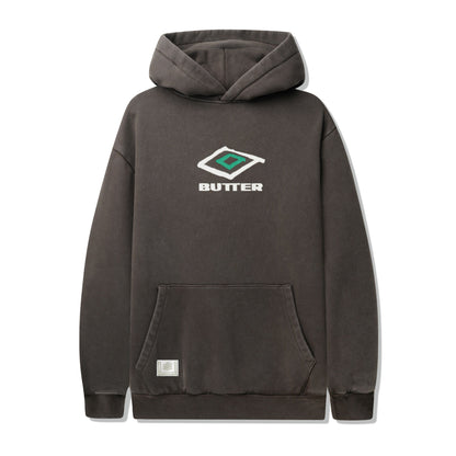 Butter Goods X Umbro Ball Hoodie - Washed Black