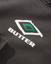 Load image into Gallery viewer, Butter Goods X Umbro Ball Hoodie - Washed Black