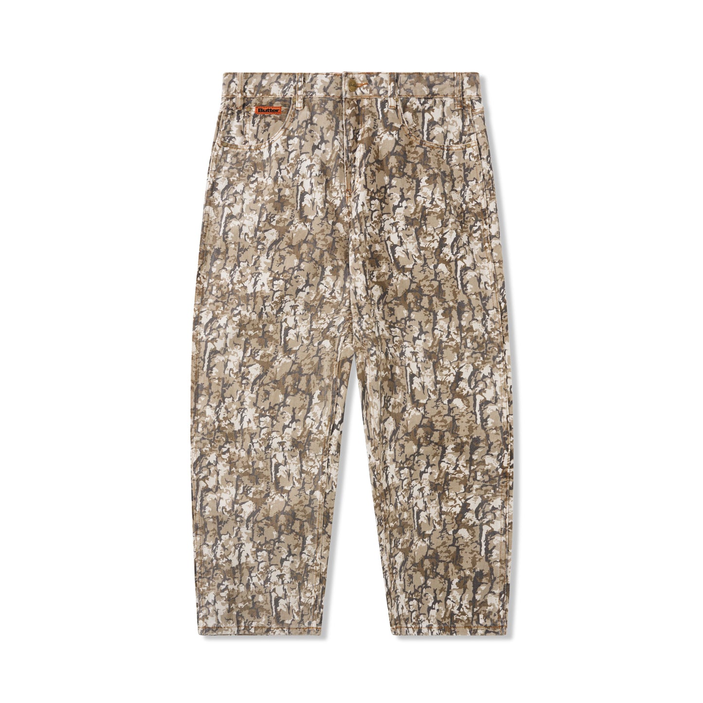 Butter Goods Bark Camo Denim Jeans - Tan