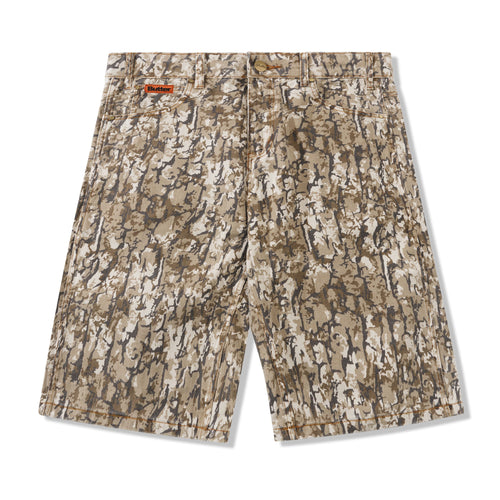 Butter Goods Bark Camo Denim Shorts - Tan