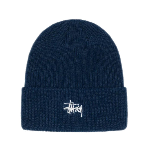 Stussy Basic Cuff Beanie - Blueberry