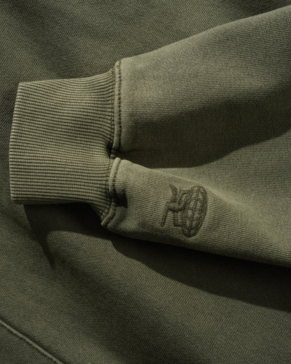 Butter Goods Basic Hoodie - Washed Army