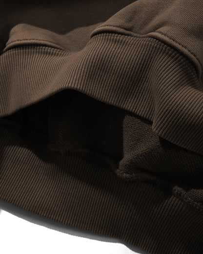 Butter Goods Basic Hoodie (Pocket Logo) - Washed Brown