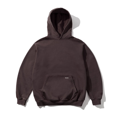 Butter Goods Basic Hoodie (Pocket Logo) - Washed Chestnut