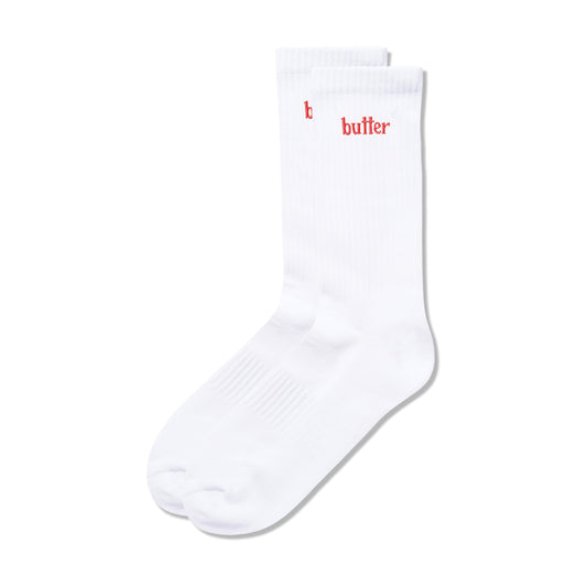 Butter Goods Basic Socks - White