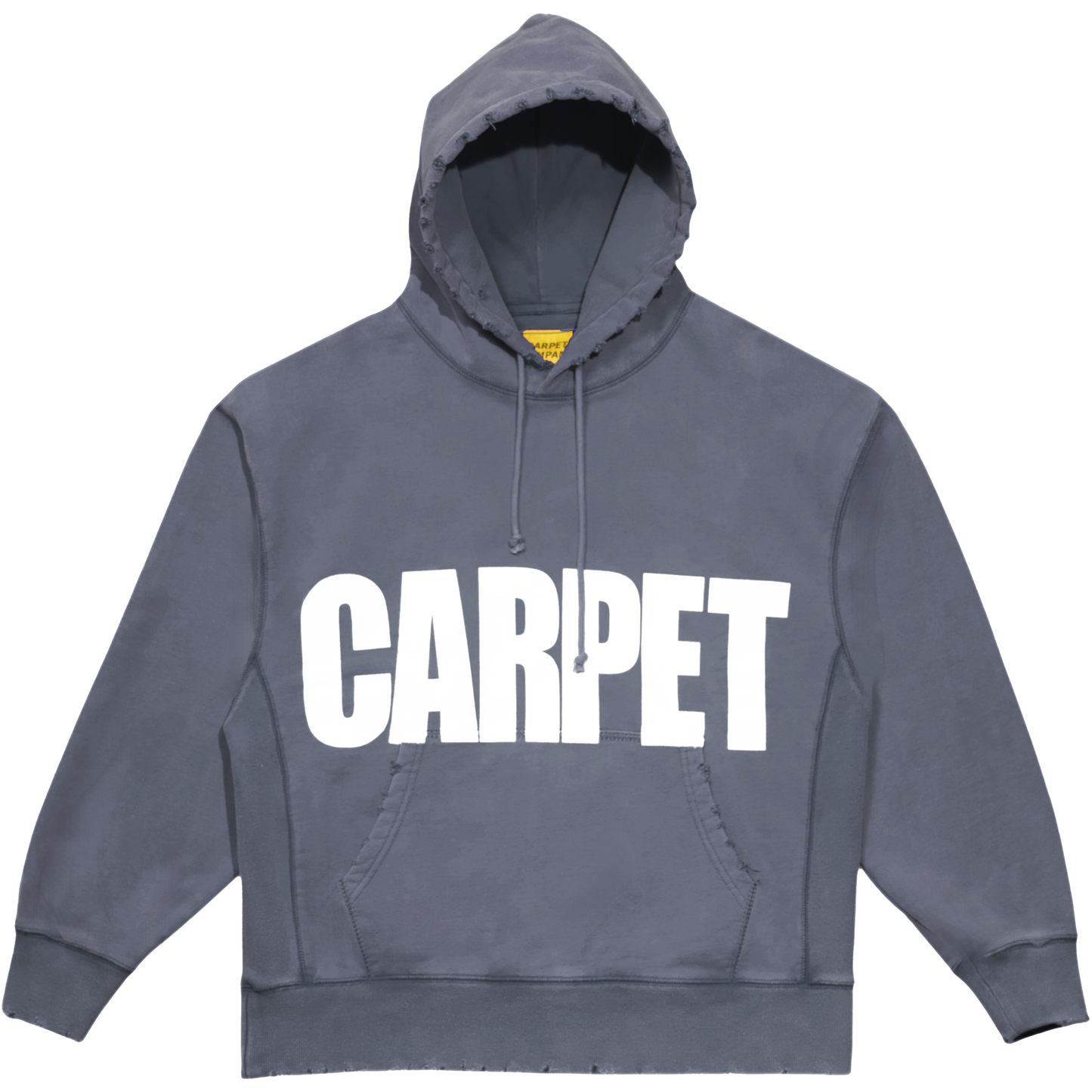 Carpet Company Battered Hoodie - Washed Black