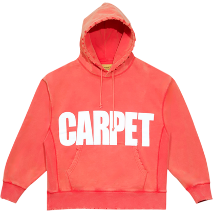 Carpet Company Battered Hoodie - Washed Red