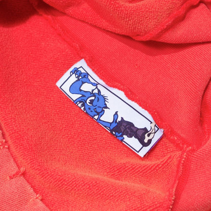 Carpet Company Battered Hoodie - Washed Red