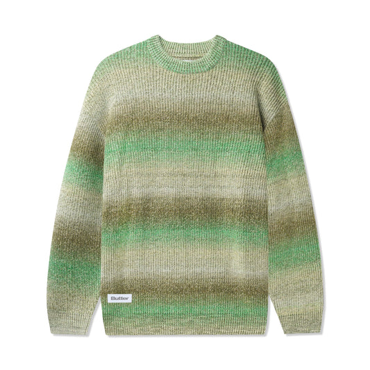 Butter Goods Beams Knit Sweater - Pesto