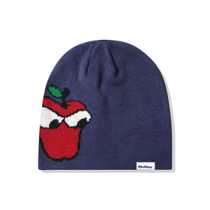 Butter Goods Big Apple Skull Beanie - Navy