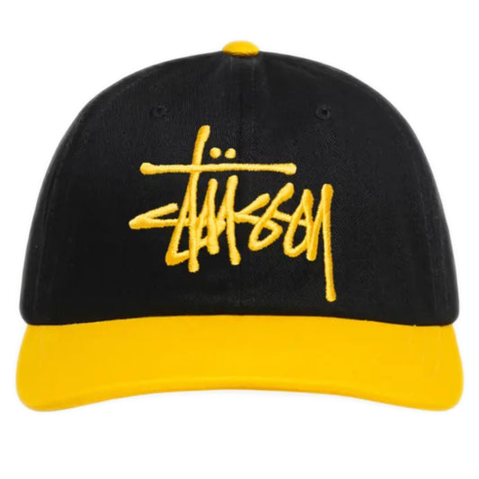 Stussy Big Basic Vintage Cap - Black/Gold