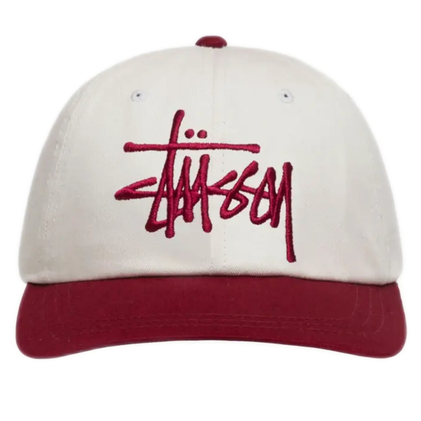 Stussy Big Basic Vintage Cap - Natural/Wine