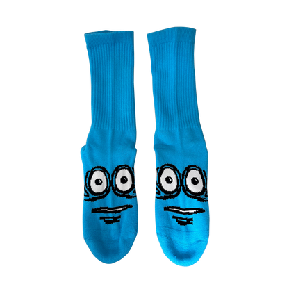 Heroin Big Egg Socks - Cyan