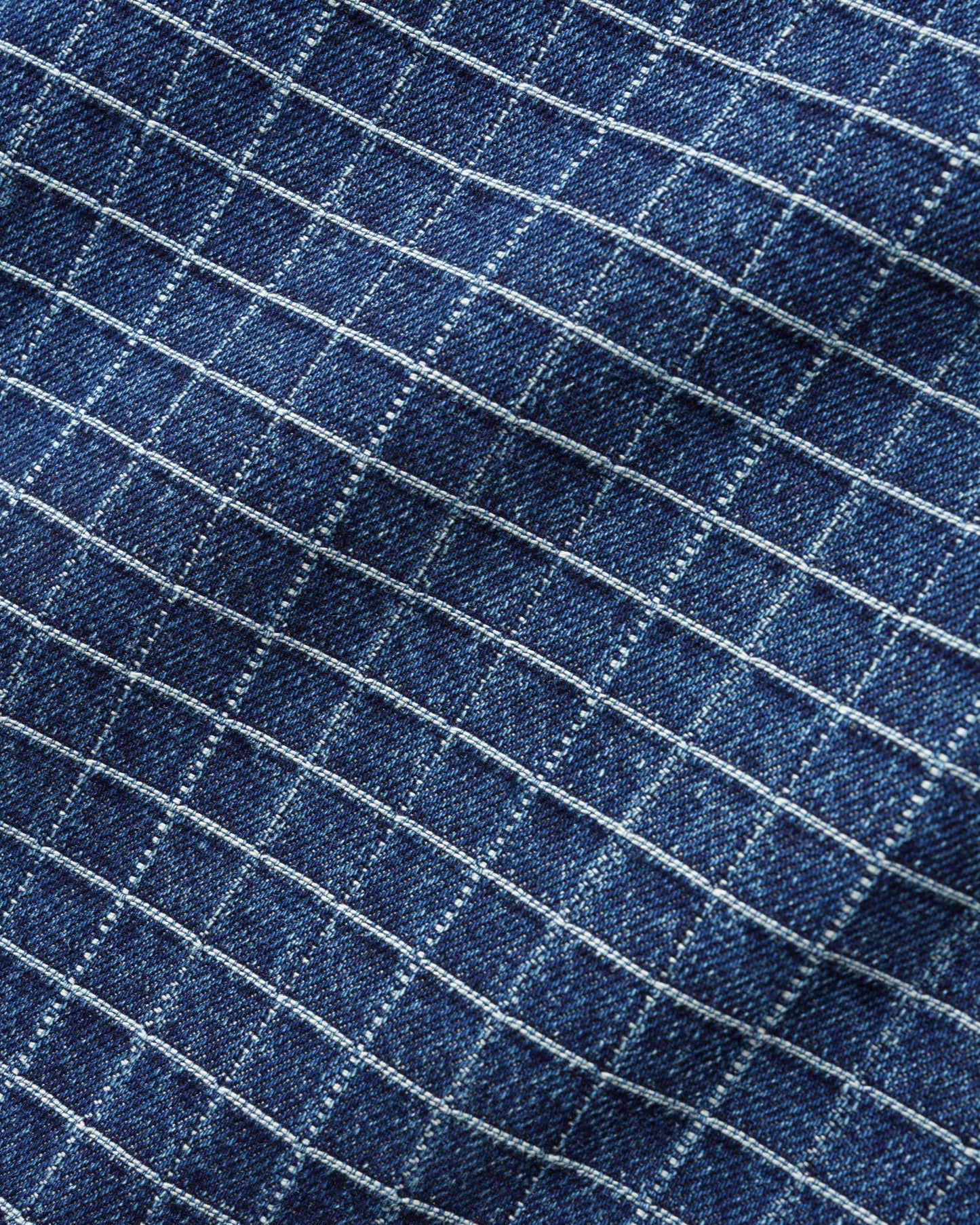 Butter Goods Big Grid Denim Shorts - Indigo