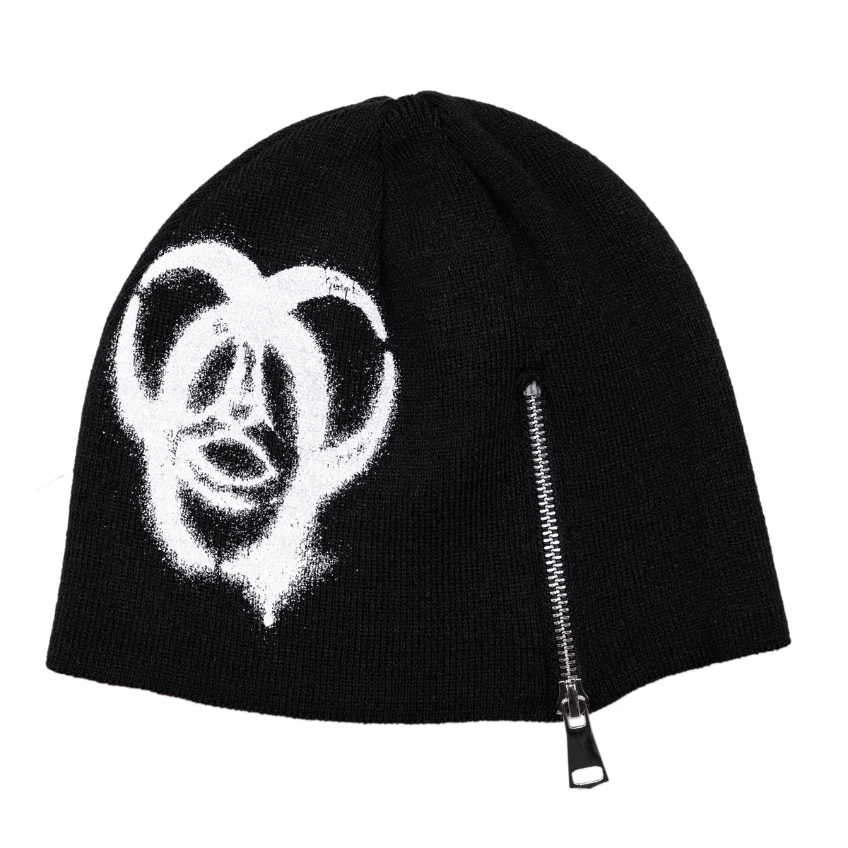 Carpet Company Biohazard Zip Beanie - Black